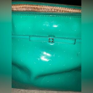 kate spade Green Patent Tote Bag.